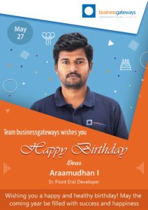 Araamudhan Birthday Template