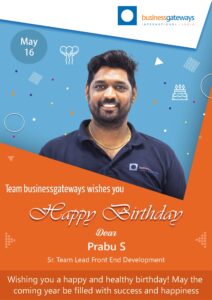 Prabu.S Birthday Template