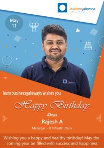 Rajesh A Birthday Template