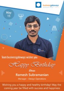 Ramesh s Birthday Template