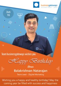 BALAKRISHNAN N Birthday Wish