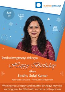 SINDHU SOLAI KUMAR Birthday Wish