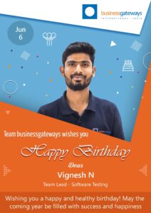 VIGNESH NBirthday Wish